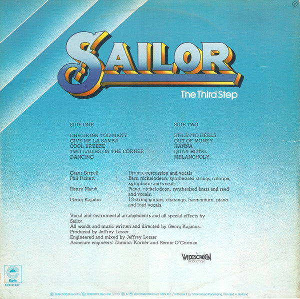 Sailor ‎– The Third Step