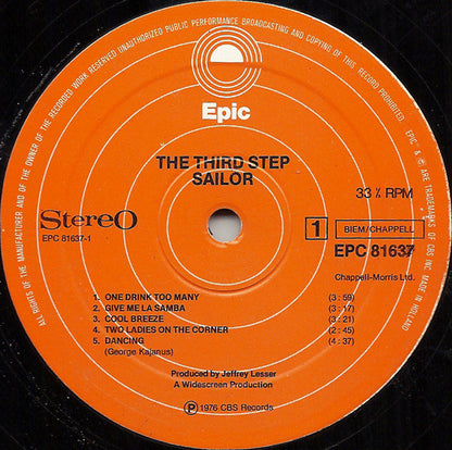 Sailor ‎– The Third Step