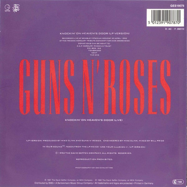Guns N' Roses - Knockin' On Heaven's Door