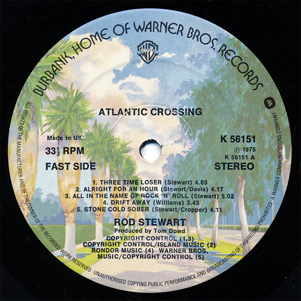 Stewart, Rod ‎– Atlantic Crossing
