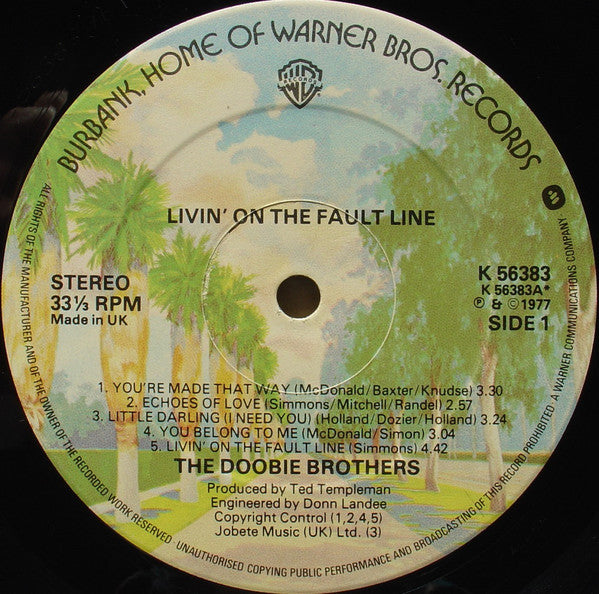 Doobie Brothers - Livin' On The Fault Line