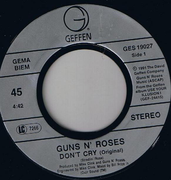 Guns N' Roses - Don't Cry