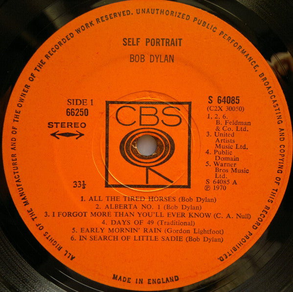 Dylan, Bob - Self Portrait