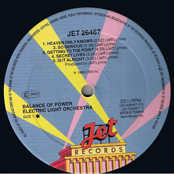 Electric Light Orchestra - Balance Of Power