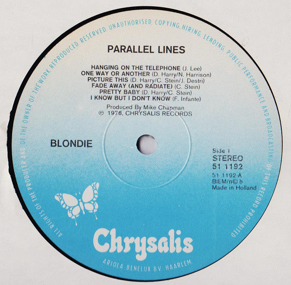 Blondie - Parallel Lines - RecordPusher  