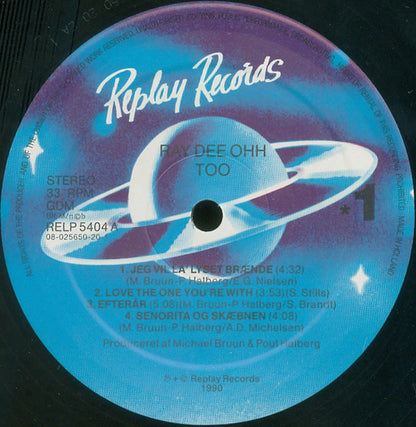Ray Dee Ohh ‎–  Too