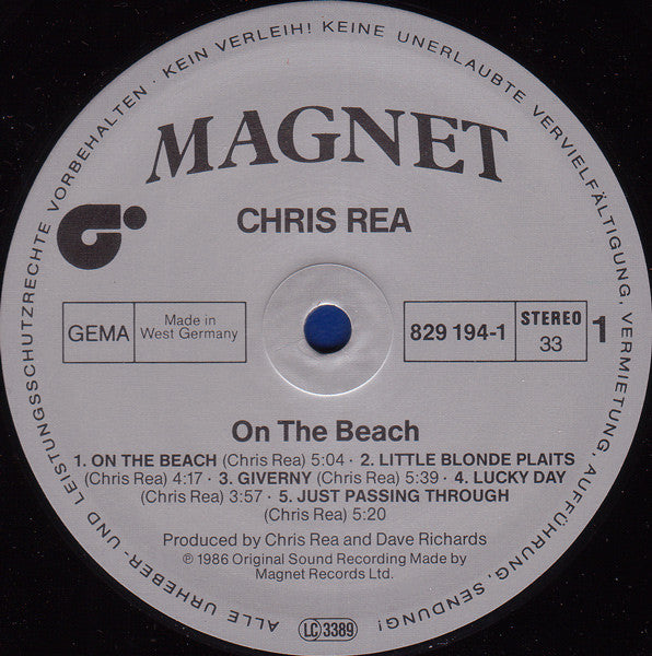 Rea, Chris ‎– On The Beach