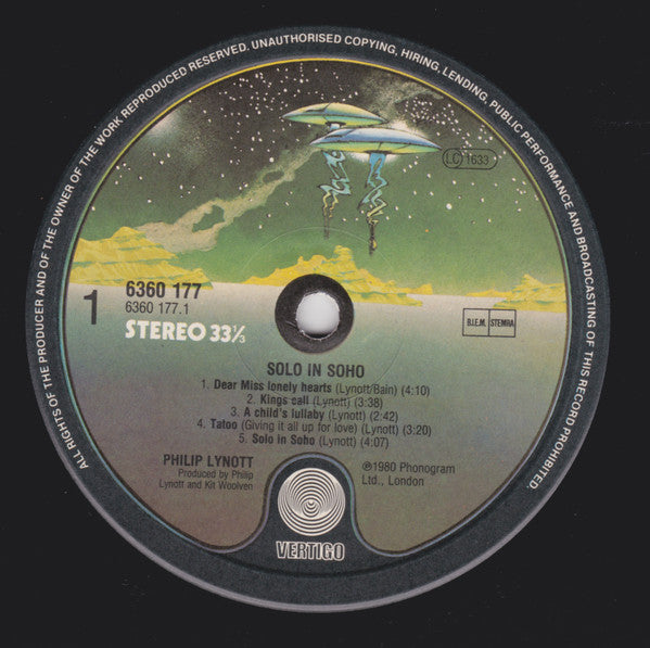 Lynott, Philip - Solo In Soho