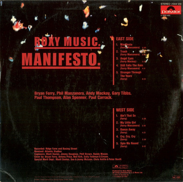 Roxy Music - Manifesto
