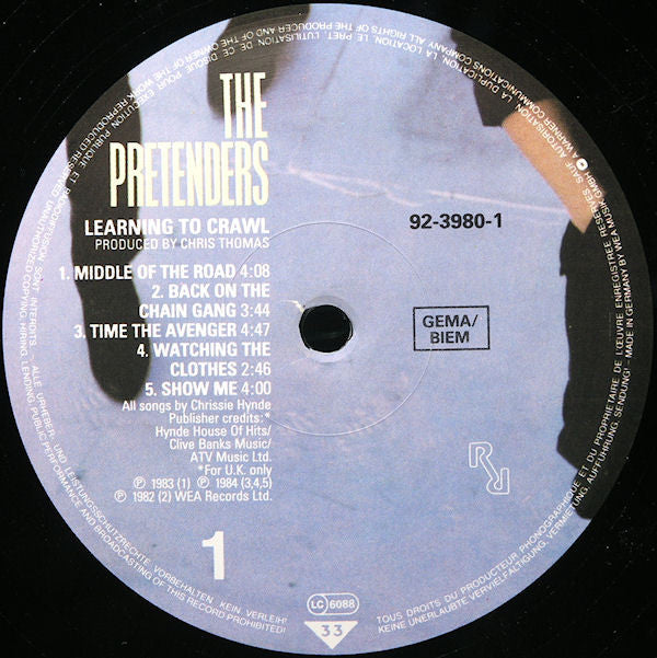 Pretenders - Learning To Crawl
