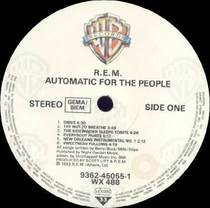 R.E.M. - Automatic For The People