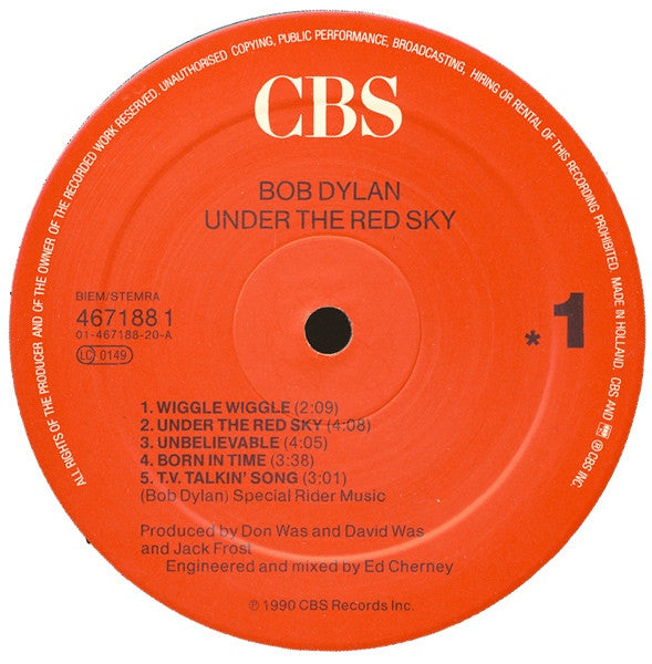 Dylan, Bob - Under The Red Sky