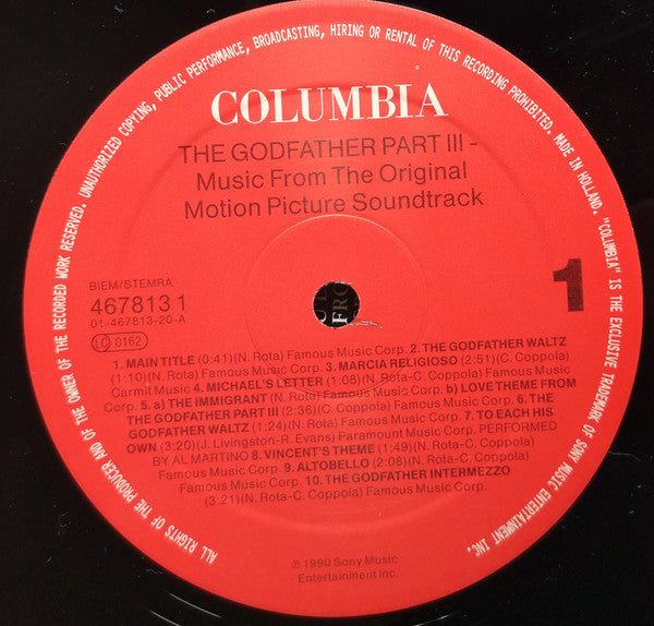 Godfather Part III - OST