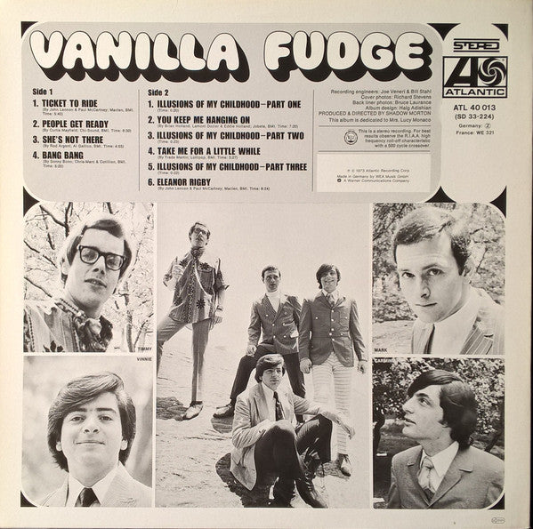 Vanilla Fudge ‎– Vanilla Fudge