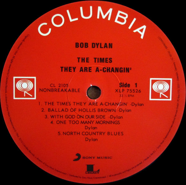 Dylan, Bob - Times They Are A Changin'