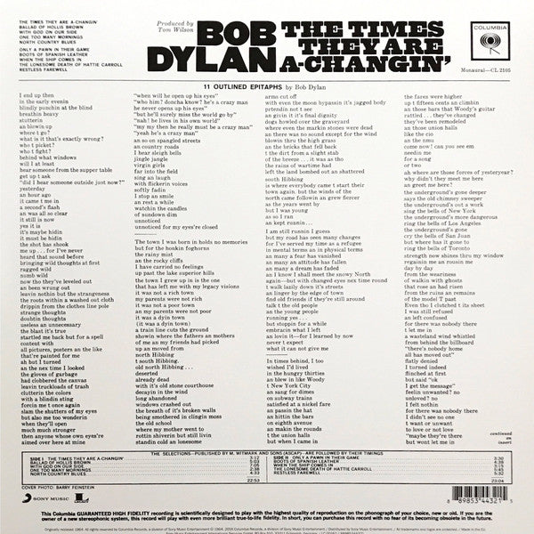 Dylan, Bob - Times They Are A Changin'
