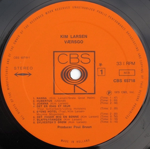 Larsen, Kim - Værsgo