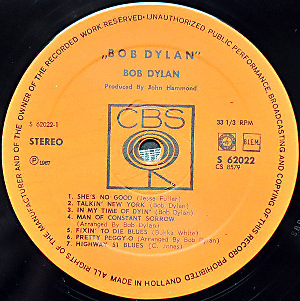 Dylan, Bob - Bob Dylan