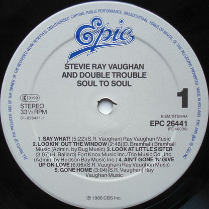 Vaughan, Stevie Ray And Double Trouble - Soul To Soul