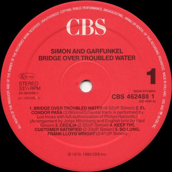 Simon And Garfunkel - Bridge Over Troubled Water