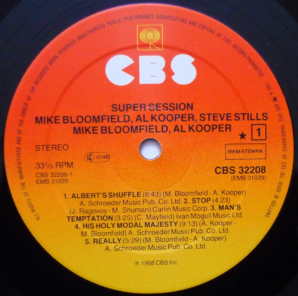 Bloomfield, Mike/Al kooper/Stephen Stills - Super Session