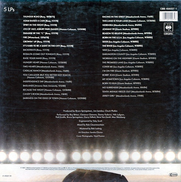 Springsteen, Bruce - Live 1975-85