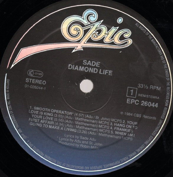 Sade - Diamond Life