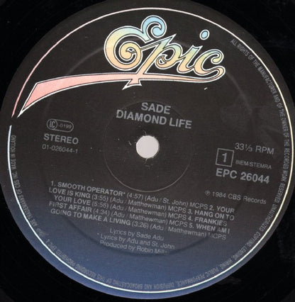 Sade - Diamond Life