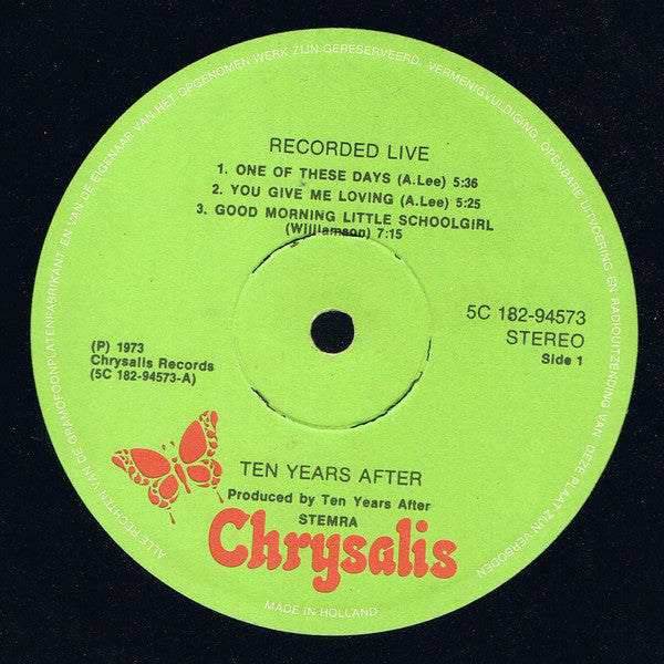 Ten Years After - Recorded Live