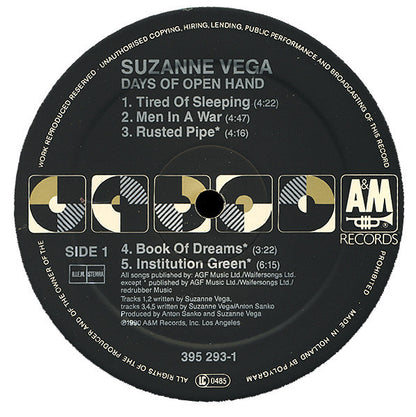 Vega, Suzanne - Days Of Open Hand
