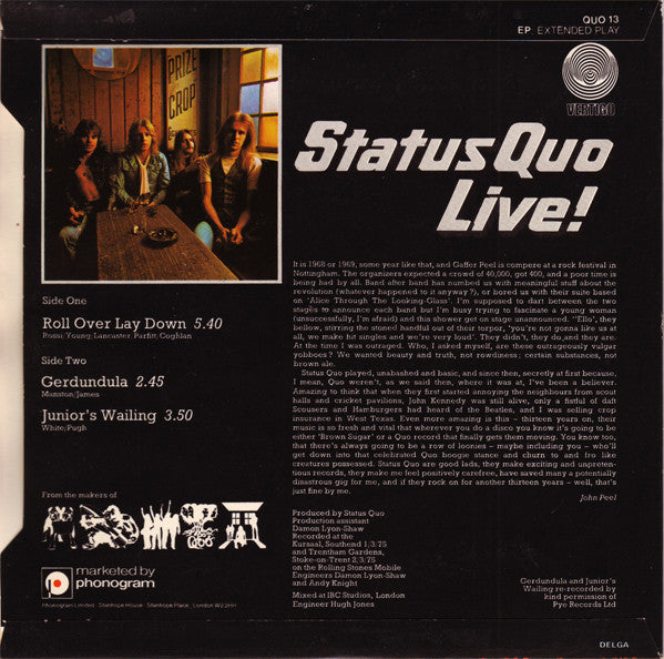 Status Quo - Roll Over Lay Down (Live)