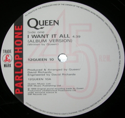 Queen - I Want It All