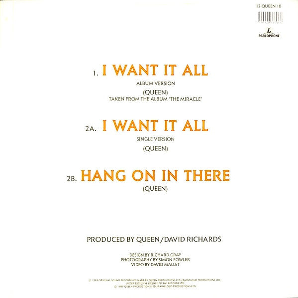 Queen - I Want It All
