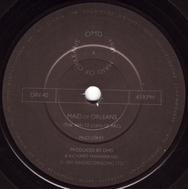Orchestral Manoeuvres In The Dark - Maid Of Orleans