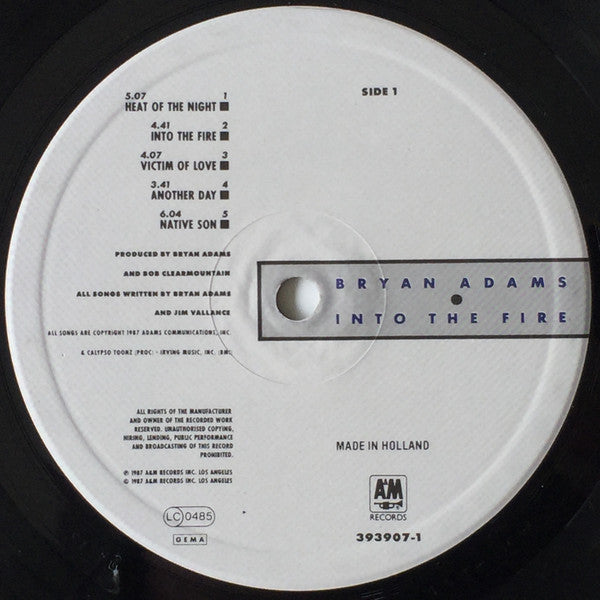 Adams, Bryan - Into The Fire