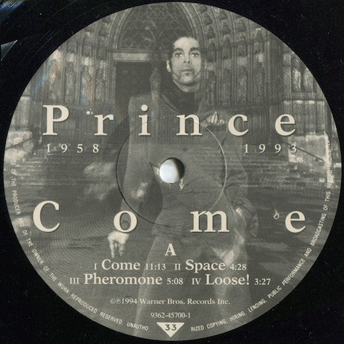 Prince ‎– Come