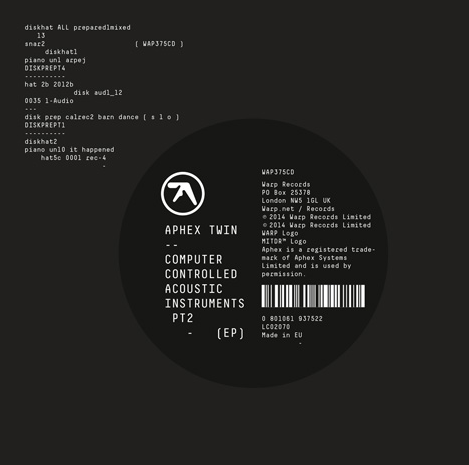 Aphex Twin - Computer Controlled Acoustic Instruments pt 2