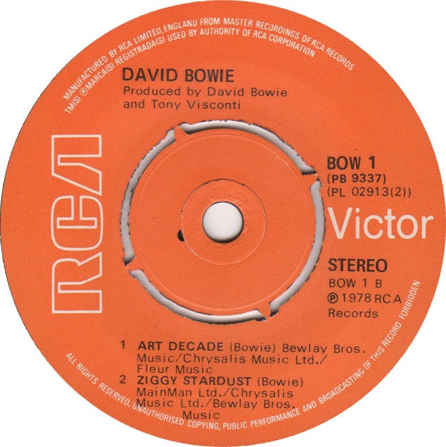 Bowie, David - Breaking Glass.