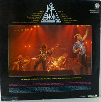 Def Leppard - On Through The Night.