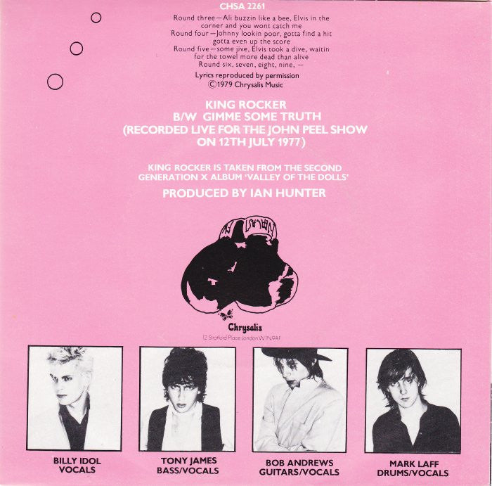 Generation X - King Rocker.