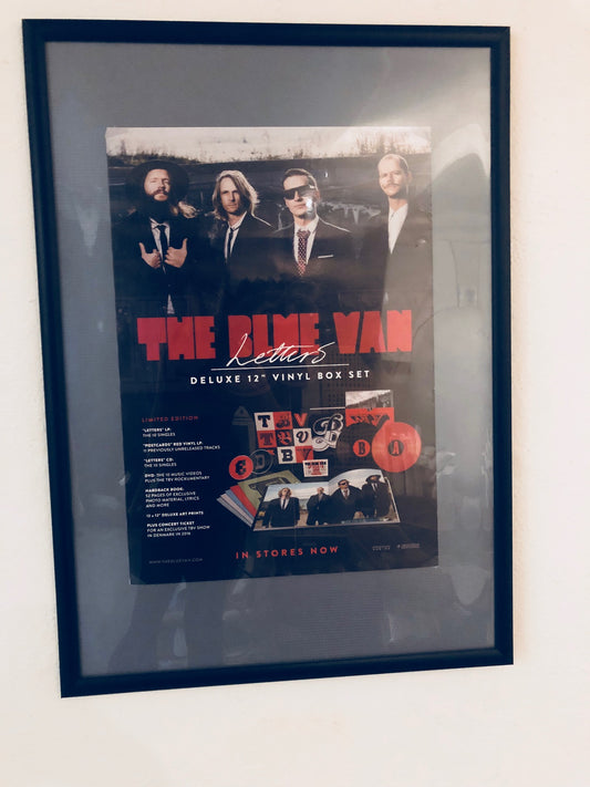 Blue van - Letters - Poster