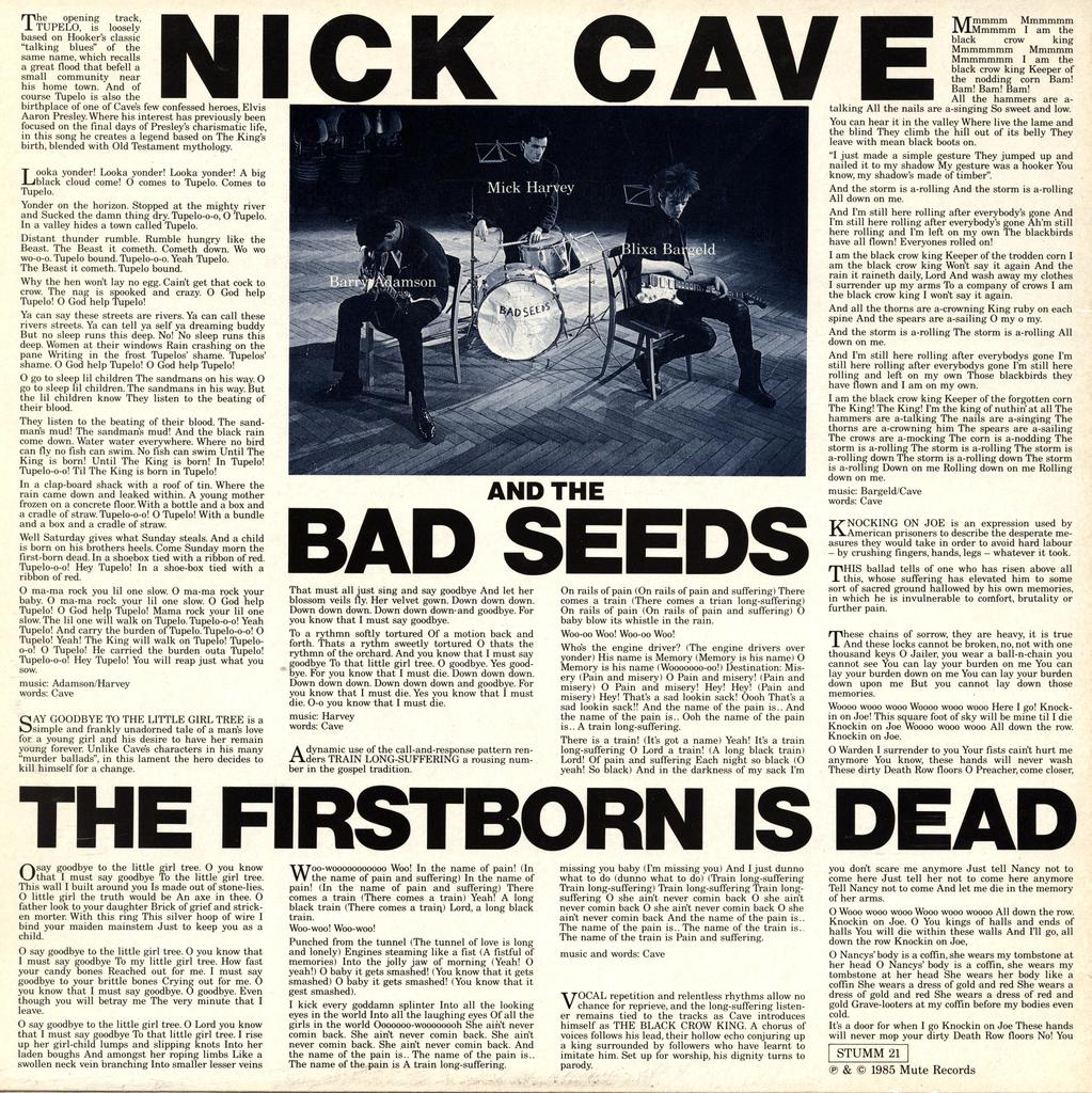 Cave, Nick & The Bad Seeds - The Firstborn Is Dead
