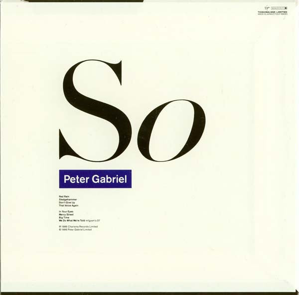 Gabriel, Peter - So.
