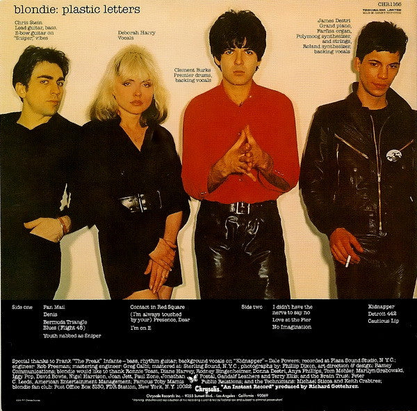 Blondie - Plastic Letters