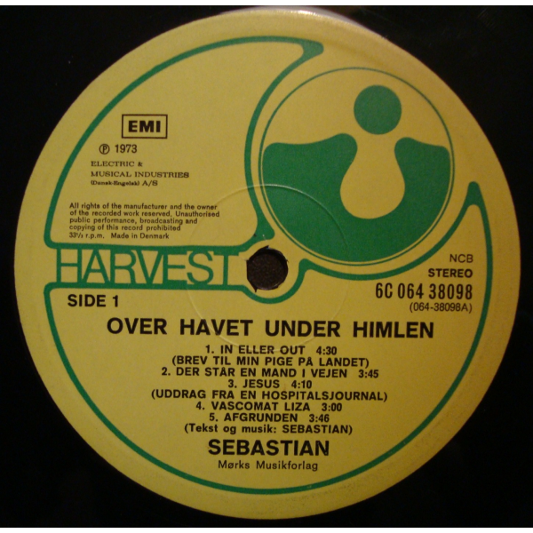 Sebastian - Over Havet Under Himlen
