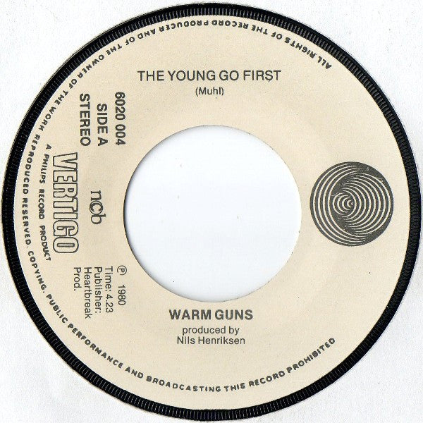 Warm Guns - The Young Go First